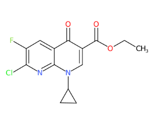 环丙基萘啶羧酸乙酯-CAS:96568-07-9