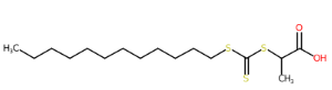 2-(((十二烷基硫基)硫代羰基)硫基)丙酸-CAS:558484-21-2