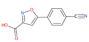 5-(4-氰基苯基)异噁唑-3-甲酸-CAS:1375064-45-1