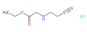 2-((2-氰乙基)氨基)乙酸乙酯盐酸盐-CAS:1081523-75-2