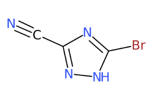 5-溴-1,2,4-三唑-3-甲腈-CAS:1427475-12-4