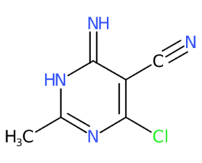 2-甲基-4-氨基-6-氯嘧啶-5-甲腈-CAS:76574-37-3