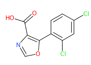 5-(2,4-二氯苯基)噁唑-4-甲酸-CAS:255876-52-9