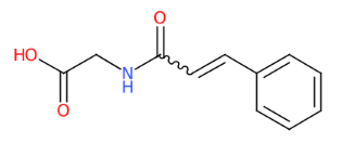 2-(3-苯基丙烯酰胺)乙酸-CAS:16534-24-0