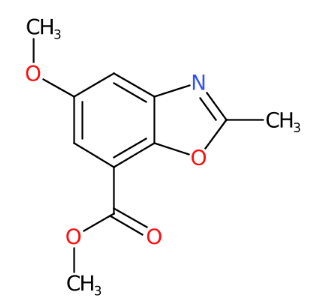 2-甲基-5-甲氧基苯并噁唑-7-甲酸甲酯-CAS:1221792-76-2
