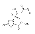 5-氯-3-(N-乙酸甲酯-N-甲磺酰基)-噻吩-2-甲酸甲酯-CAS:70374-38-8