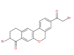 9-溴-3-(2-溴乙酰基)-10,11-二氢-5H-二苯并[c,g]苯并吡喃-8(9H)-酮-CAS:1438383-89-1