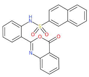 N-(2-(4-氧代-4H-苯并[d][1,3]噁嗪-2-基)苯基)萘-2-磺酰胺-CAS:10128-55-9