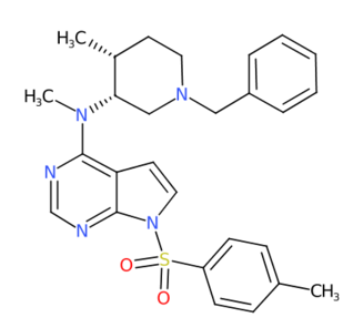 N-甲基-N-[(3R,4R)-4-甲基-1-(苯基甲基)-3-哌啶基]-7-[(4-甲基苯基)磺酰基]-7H-吡咯并[2,3-d]嘧啶-4-胺-CAS:923036-30-0