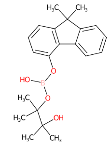 2-(9,9-二甲基-9H-芴-4-基)-4,4,5,5-四甲基-1,3,2-二氧硼杂环戊烷-CAS:1365692-79-0