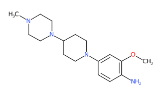 2-甲氧基-4-[4-(4-甲基-1-哌嗪基)-1-哌啶基]-苯胺-CAS:761440-75-9