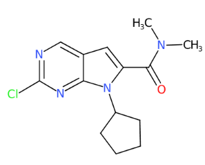 2-氯-7-环戊基-N,N-二甲基-7H-吡咯并[2,3-d]嘧啶-6-甲酰胺-CAS:1211443-61-6