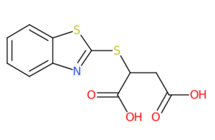 2-(1,3-苯并噻唑-2-硫)丁二酸-CAS:95154-01-1