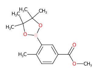 4-甲基-3-(4,4,5,5-四甲基-1,3,2-二氧杂环戊硼烷-2-基)苯甲酸甲酯-CAS:882679-40-5
