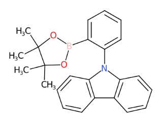 9-(2-(4,4,5,5-四甲基-1,3,2-二氧硼杂环戊烷-2-基)苯基)-9H-咔唑-CAS:1357634-60-6