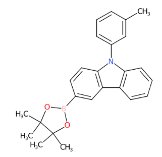 9-(3-甲基苯基)咔唑-3-硼酸片呐醇酯-CAS:1621347-92-9