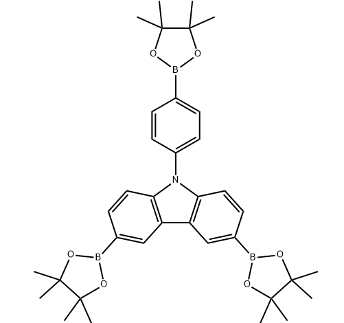 9-4-硼酸酯苯基）咔唑-3.6-二硼酸频哪醇酯-CAS:1415223-65-2