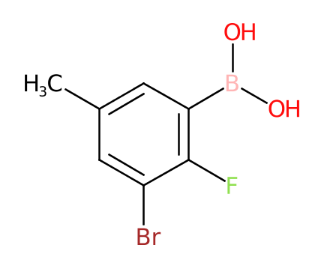 3-溴-2-氟-5-甲基苯硼酸-CAS:957066-00-1