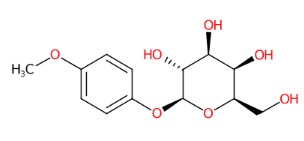 (2R,3R,4S,5R,6S)-2-(羟甲基)-6-(4-甲氧基苯氧基)四氢-2H-吡喃-3,4,5-三醇-CAS:3150-20-7