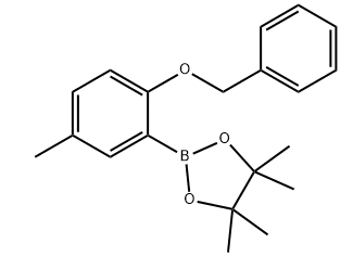 2-(2-(苄氧基)-5-甲基苯)-4,4,5,5-四甲基-1,3,2-二氧杂硼烷-CAS:1204580-85-7