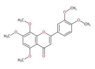 2-(3,4-二甲氧基苯基)-5,7,8-三甲氧基-4H-苯并吡喃-4-酮-CAS:17290-70-9