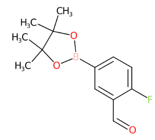 氟-5-(4,4,5,5-四甲基-1,3,2-二氧杂硼烷-2-基)苯甲醛-CAS:443776-94-1