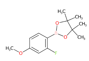 2-(2-氟-4-甲氧基苯基)-4,4,5,5-四甲基-1,3,2-二氧硼杂环戊烷-CAS:628692-21-7