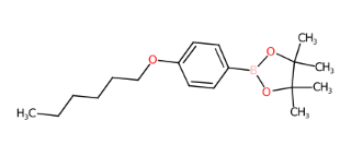 2-(4-(己氧基)苯基)-4,4,5,5-四甲基-1,3,2-二氧硼杂环戊烷-CAS:921937-76-0