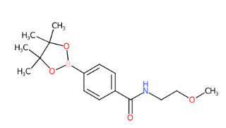 N-(2-甲氧基乙基)-4-(4,4,5,5-四甲基-1,3,2-二氧硼杂环戊烷-2-基)苯甲酰胺-CAS:1073353-60-2