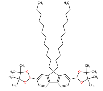 2,2'-(9,9-双十二烷基-9H-芴-2,7-二基)双(4,4,5,5-四甲基-1,3,2-二氧硼杂环戊烷)-CAS:749900-93-4