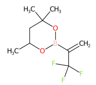 4,4,6-三甲基-2-(3,3,3-三氟丙-1-烯-2-基)-1,3,2-二氧硼杂环己烷-CAS:1011460-68-6