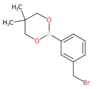 2-(3-(溴甲基)苯基)-5,5-二甲基-1,3,2-二氧硼杂环己烷-CAS:223799-25-5