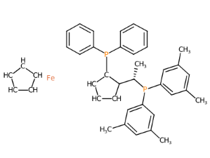 (S)-1-[(S)-2-(二苯基膦基)二茂铁基]乙基二(3,5-二甲苯基)膦-CAS:223121-07-1