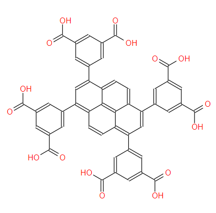 5,5',5',5'-(芘-1,3,6,8-四烷基)四间苯二甲酸-CAS:1569900-72-6