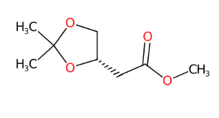 (S)-2-(2,2-二甲基-1,3-二氧戊环-4-基)乙酸甲酯-CAS:95422-24-5