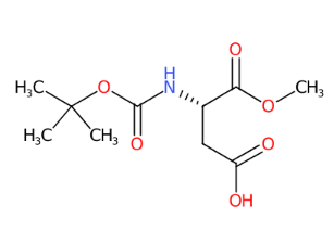 (S)-3-((叔丁氧羰基)氨基)-4-甲氧基-4-氧代丁酸-CAS:98045-03-5