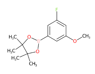 2-(3-氟-5-甲氧基苯基)-4,4,5,5-四甲基-1,3,2-二氧硼烷-CAS:1416367-00-4