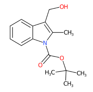 1-Boc-3-羟甲基-2-甲基吲哚-CAS:914349-13-6