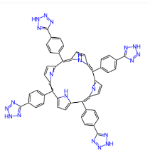 5,10,15,20-四[4-(2H-四唑-5-基)苯基] -21H,23H-卟吩-CAS:186697-34-7