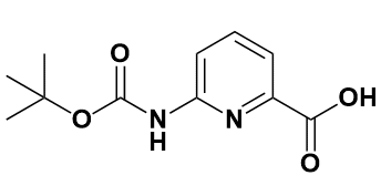 6-((叔丁氧羰基)氨基)吡啶-2-甲酸-CAS:258497-21-1