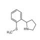 2-(2-(甲硫基)苯基)吡咯烷-CAS:383127-60-4