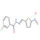 3-氟-N'-((5-硝基噻吩-2-基)亚甲基)苯甲酰肼-CAS:394694-98-5