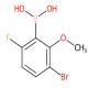 (3-溴-6-氟-2-甲氧基苯基)硼酸-CAS:957120-30-8