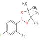 2-(4-氟-2-甲基苯基)-4,4,5,5-四甲基-1,3,2-二氧硼杂环戊烷-CAS:815631-56-2