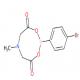 8-(4-溴苯基)-4-甲基-2,6-二氧六氢-[1,3,2]恶唑硼[2,3-b][1,3,2]恶唑硼-4-鎓-8-uide-CAS:943552-04-3
